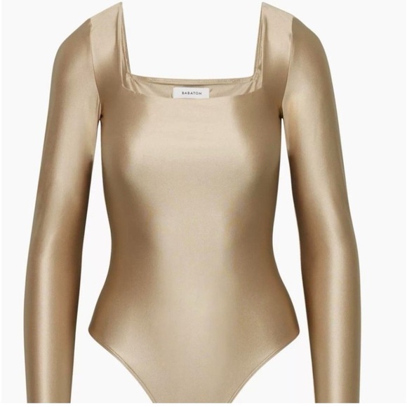 Babaton Tops - Babaton Contour Squareneck Longsleeve Bodysuit Size M